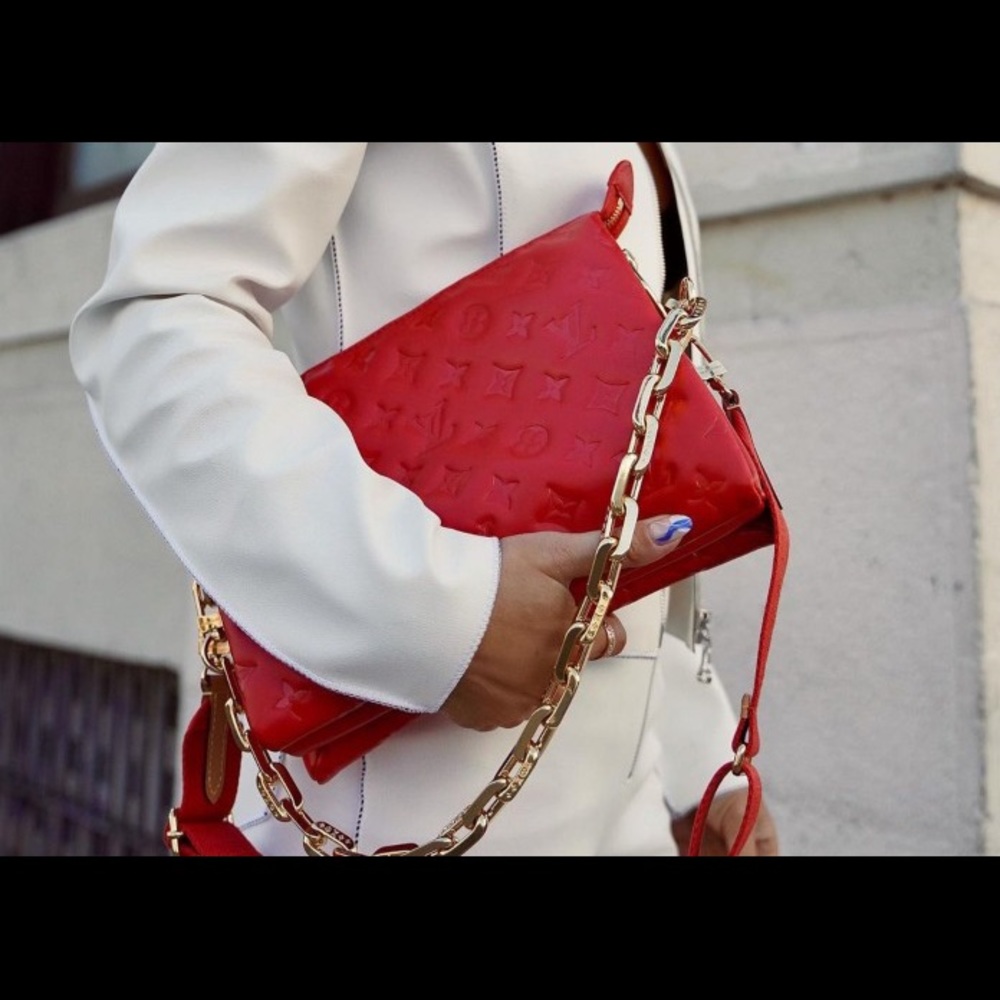 NIB Louis Vuitton Coussin PM Red - Picture 4 of 8